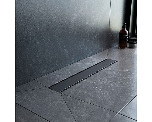 Душевой лоток AM.PM PrimeFlow 50 W02SC-U11-050-04BM с Черной матовой решеткой / под плитку Tile