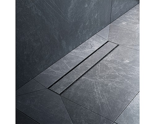 Душевой лоток AM.PM PrimeFlow 50 W02SC-U11-050-04BM с Черной матовой решеткой / под плитку Tile