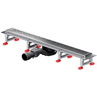 Душевой лоток AM.PM MasterFlow 70 W01SC-P11-070-01SB с решеткой Хром матовый Cut Gradient