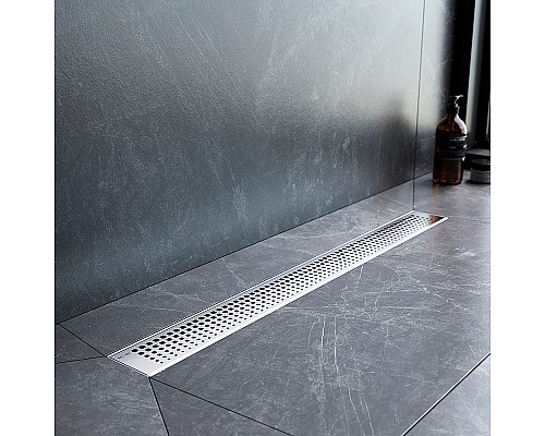 Душевой лоток AM.PM MasterFlow 70 W01SC-P11-070-01SB с решеткой Хром матовый Cut Gradient