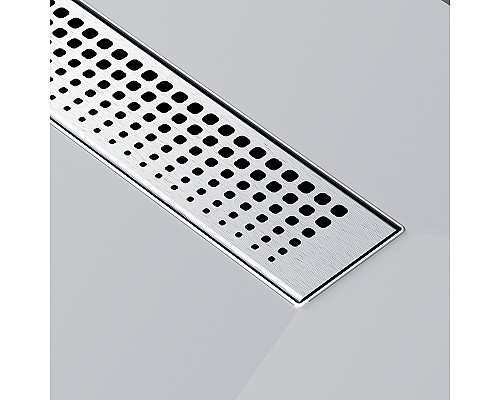 Душевой лоток AM.PM MasterFlow 70 W01SC-P11-070-01SB с решеткой Хром матовый Cut Gradient