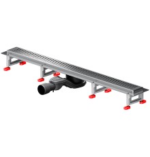 Душевой лоток AM.PM MasterFlow 80 W01SC-P11-080-01SB с решеткой Хром матовый Cut Gradient