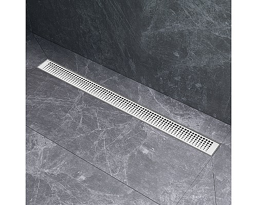 Душевой лоток AM.PM MasterFlow 80 W01SC-P11-080-01SB с решеткой Хром матовый Cut Gradient