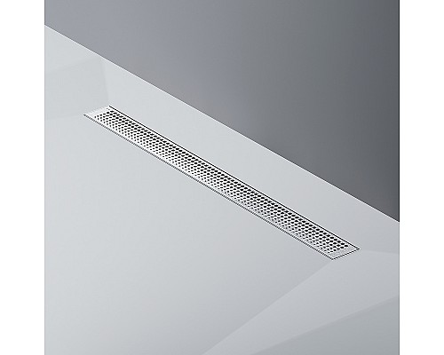 Душевой лоток AM.PM MasterFlow 80 W01SC-P11-080-01SB с решеткой Хром матовый Cut Gradient