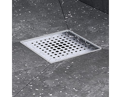 Душевой трап AM.PM MasterFlow 10 W01BD-P11-010-01SB с решеткой Хром матовый Cut Gradient
