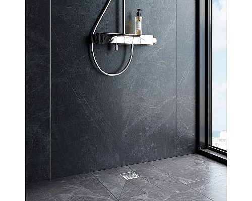 Душевой трап AM.PM MasterFlow 10 W01BD-P11-010-01SB с решеткой Хром матовый Cut Gradient