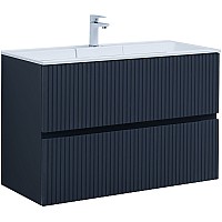 Тумба под раковину Aquanet Джейн 100 313304 подвесная Маренго