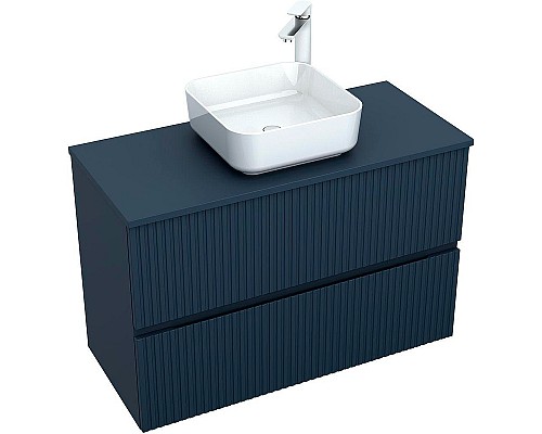 Тумба под раковину Aquanet Джейн 100 313304 подвесная Маренго