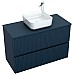 Тумба под раковину Aquanet Джейн 100 313304 подвесная Маренго