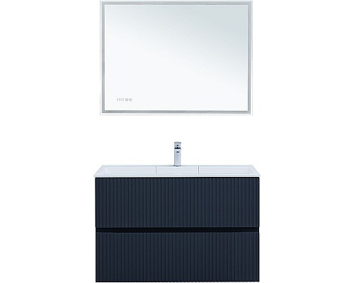 Тумба под раковину Aquanet Джейн 100 313304 подвесная Маренго