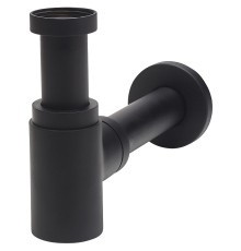 Сифон для раковины Wirquin Black touch Lineis Mini 30722857 Черный матовый