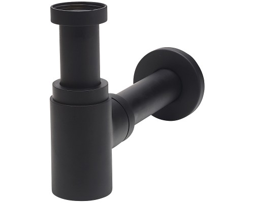 Сифон для раковины Wirquin Black touch Lineis Mini 30722857 Черный матовый