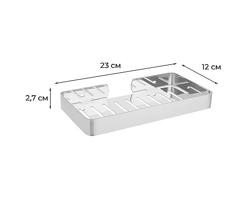 Металлическая полка Fixsen Hotel FX-31003R Хром