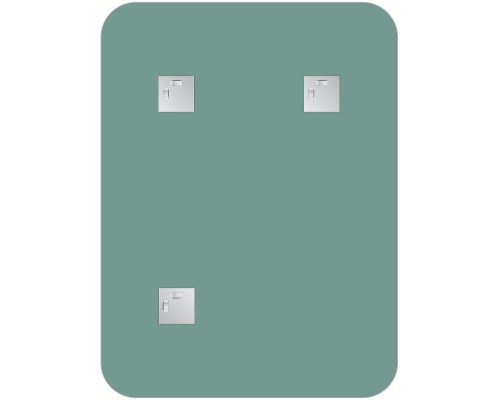 Зеркало Evoform Primary 80х60 BY 0128 со шлифованной кромкой