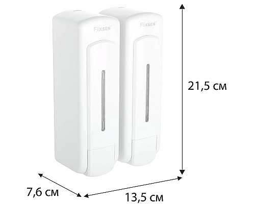 Диспенсер для жидкого мыла Fixsen Hotel FX-31012H-2 Белый