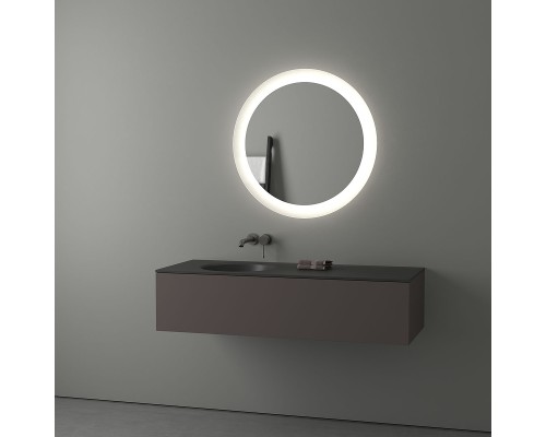 Зеркало Evoform Ledshine d80 с подсветкой 19.5 W - без выключателя - нейтральный белый свет