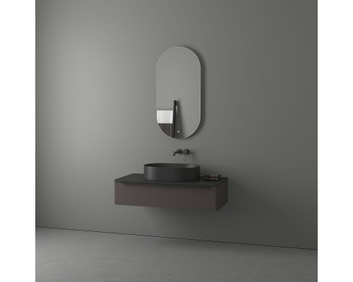 Зеркало Evoform Ledshine 100x50 с подсветкой 21.5 W - сенсорный выключатель - теплый белый свет