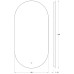 Зеркало Evoform Ledshine 100x50 с подсветкой 21.5 W - сенсорный выключатель - теплый белый свет