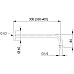 Кронштейн для верхнего душа Remer 343L30 Хром