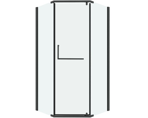 Душевой уголок Grossman Pragma 90х90 302.K33.03.9090.42.00 профиль Графит сатин стекло прозрачное