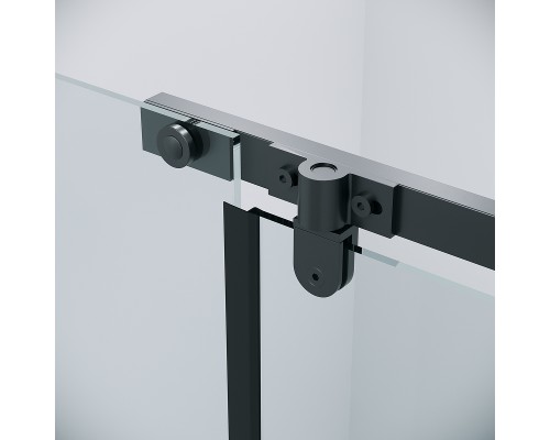 Душевая дверь Grossman Pragma 110 100.K33.03.110.21.00 профиль Черный матовый стекло прозрачное