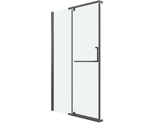 Душевая дверь Grossman Pragma 120 100.K33.03.120.42.00 профиль Графит сатин стекло прозрачное