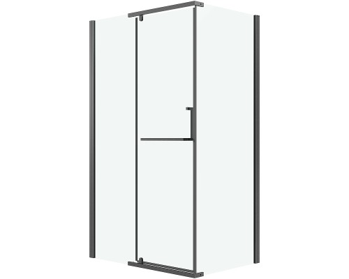 Душевой уголок Grossman Pragma 120х80 120.K33.03.1280.42.00 профиль Графит сатин стекло прозрачное