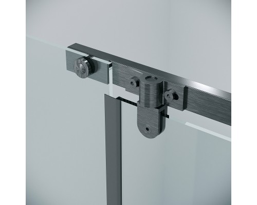 Душевой уголок Grossman Pragma 120х80 120.K33.03.1280.42.00 профиль Графит сатин стекло прозрачное