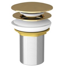 Донный клапан Teska PP1007 click-clack Золото