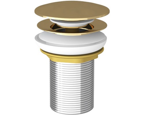 Донный клапан Teska PP1007 click-clack Золото