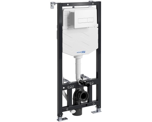 Инсталляция WasserKRAFT Aller 10TLT.010.ME.WM03 для унитаза с Белой матовой клавишей смыва