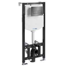 Инсталляция WasserKRAFT Aller 10TLT.010.ME.PB03 для унитаза с Черной глянцевой клавишей смыва