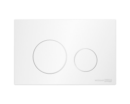 Смывной бачок WasserKRAFT Aller 10TLT.031.ME.WH02 для унитаза с Белой клавишей смыва