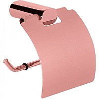 Держатель туалетной бумаги Remer Lounge LN60RL с крышкой Медь глянцевая