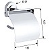 Держатель туалетной бумаги Remer Arte AR60CR с крышкой Хром