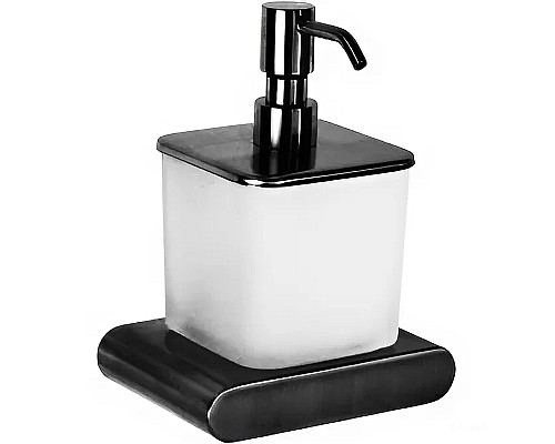 Дозатор для жидкого мыла Remer Lounge LN13CFP Черный хром брашированный