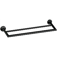 Полотенцедержатель Remer Guest GS33NO двойной Черный матовый