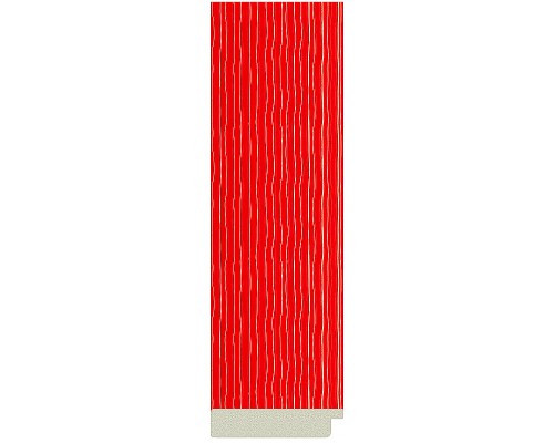 Зеркало Evoform Definite 80х60 BY 3901 в багетной раме - Красная волна 89 мм