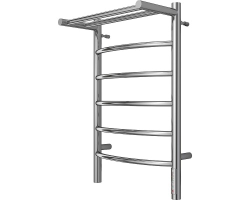 Электрический полотенцесушитель Terminus Классик с/п П6 400х650 4670078531384 с полкой Хром