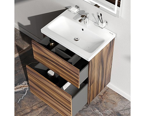 Тумба под раковину AM.PM Gem 60 M90FSX0602HF Орех