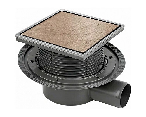 Душевой трап Bettoserb 13000085B с решеткой под плитку