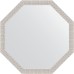 Зеркало Evoform Octagon 68х68 в багетной раме - Мозаика хром 46 мм
