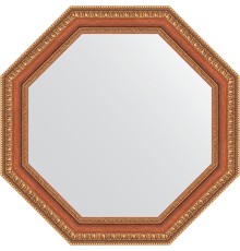 Зеркало Evoform Octagon 52х52 в багетной раме - Бронзовые бусы на дереве 60 мм