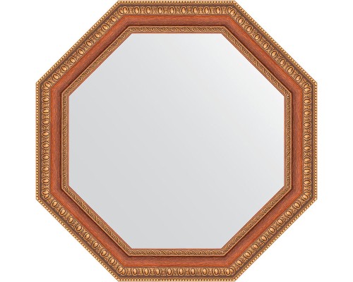 Зеркало Evoform Octagon 52х52 BY 3712 в багетной раме - Бронзовые бусы на дереве 60 мм