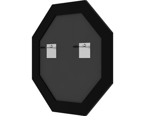 Зеркало Evoform Octagon 75х75 в багетной раме - Старый гипс 82 мм