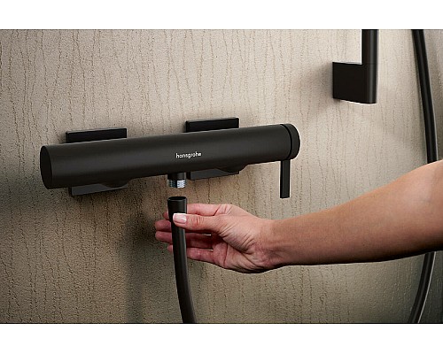 Смеситель для душа Hansgrohe Tecturis E 73620670 Черный матовый