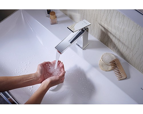 Смеситель для раковины Hansgrohe Tecturis E 73010000 Хром