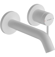 Смеситель для раковины Hansgrohe Tecturis S Белый матовый