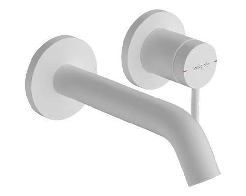 Смеситель для раковины Hansgrohe Tecturis S Белый матовый