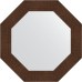 Зеркало Evoform Octagon 67х67 в багетной раме - Бронзовая лава 90 мм